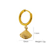 Wholesale Women's Stainless Steel Animals Zodiac Handmade Fine Throwing Vacuum In Furnace Polished Starfish Pendant Earrings