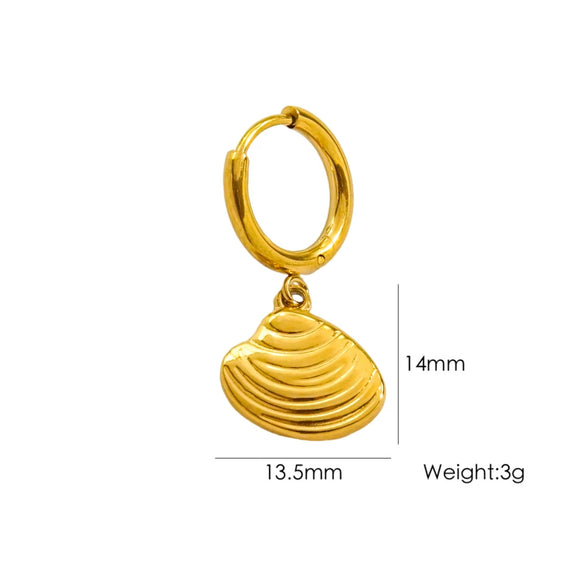 Wholesale Women's Stainless Steel Animals Zodiac Handmade Fine Throwing Vacuum In Furnace Polished Starfish Pendant Earrings