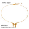 Wholesale Women's Stainless Steel Bow Earrings With Electroplating