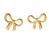 Wholesale Women's Stainless Steel Bow Jewelry Set With Butterfly Dragonfly Insect Patterns 18K Gold Plated