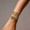 Wholesale Women's Stainless Steel Bracelet With Geometric Starburst Design Electroplated Hand Jewelry