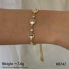 Wholesale Women's Stainless Steel Bracelet With Love Star Moon Design And Heart Shape Simple Style Electroplated