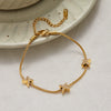 Wholesale Women's Stainless Steel Bracelet With Stars Sun And Moon Clouds Universe Pattern Electroplated Niche Light Luxury Nonfading Jewelry