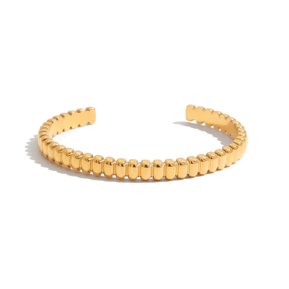 Wholesale Women's Stainless Steel Bracelets Light Luxury Style Geometric Electroplated