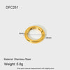 Wholesale Women's Stainless Steel Brushed Geometric Lemon Cherry Love Pendant Jewelry Accessories
