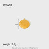 Wholesale Women's Stainless Steel Brushed Geometric Lemon Cherry Love Pendant Jewelry Accessories