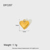 Wholesale Women's Stainless Steel Brushed Geometric Lemon Cherry Love Pendant Jewelry Accessories