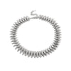 Wholesale Women's Stainless Steel Crescent Necklace And Bracelet Jewelry Suit With Pvdp Furnace Real Gold Treatment