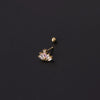 Wholesale Women's Stainless Steel Crown Pattern Electroplated Screw Ear Nail Earrings