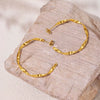 Wholesale Women's 316L Stainless Steel Cshaped And Ushape Geometric Electroplated Earrings