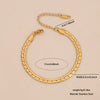 Wholesale Women's Stainless Steel Cuban Bracelet With Electroplating In Ins Style