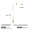 Wholesale Women's Stainless Steel Dropshaped Tassel Earrings Jewelry With Electroplating