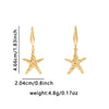 Wholesale Women's Stainless Steel Earrings With Flower Pattern And Electroplating Treatment In Water Drop Shape