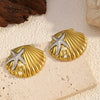 Wholesale Women's Stainless Steel Electroplated Animal Zodiac Shape Earrings Light Luxury Highend Minimalist Ins Style