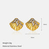 Wholesale Women's Stainless Steel Electroplated Animal Zodiac Shape Earrings Light Luxury Highend Minimalist Ins Style
