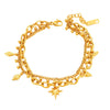 Wholesale Women's Stainless Steel Electroplated Double Star Bracelet Fashion Niche Design