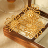 Wholesale Women's Stainless Steel Electroplated Geometric And Flower Cut Out Earrings Jewelry
