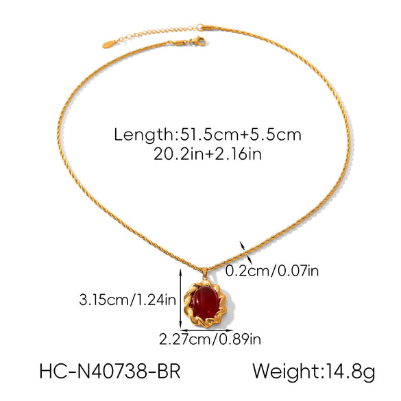Wholesale Women's Stainless Steel Electroplated Geometric Jewelry Sweater Chain And Earrings