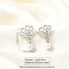 Wholesale Women's Stainless Steel Electroplated Geometric Paw Print Earrings Highend Jewelry
