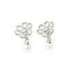 Wholesale Women's Stainless Steel Electroplated Geometric Paw Print Earrings Highend Jewelry
