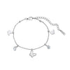 Wholesale Women's Stainless Steel Electroplated Geometric Shell Butterfly Bracelet With Original Design