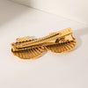Wholesale Women's Stainless Steel Electroplated Ins Style Minimalist Duckbill Hair Clip Hair Accessory