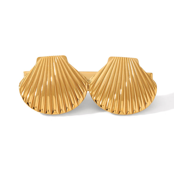 Wholesale Women's Stainless Steel Electroplated Ins Style Minimalist Duckbill Hair Clip Hair Accessory
