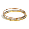 Wholesale Women's Stainless Steel Electroplated 18K Gold Geometric Hand Jewelry Bracelet
