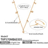 Wholesale Women's Stainless Steel Electroplated Necklace And Bracelet Set With Cross Crown Roman Numerals Pattern
