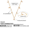 Wholesale Women's Stainless Steel Electroplated Necklace And Bracelet Set With Cross Crown Roman Numerals Pattern