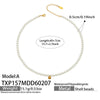 Wholesale Women's Stainless Steel Electroplated Pearl Beaded Necklace And Bracelet Jewelry Set