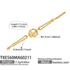 Wholesale Women's Stainless Steel Electroplated Romanstyle Bamboo Pendant Necklace And Bracelet Accessory