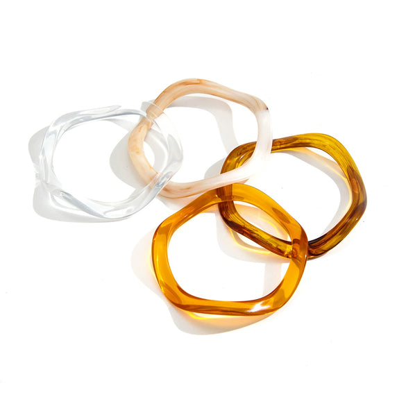 Wholesale Women's Stainless Steel Electroplated Wave Bracelet Jewelry Accessories