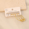 Wholesale Women's Stainless Steel Fashion Heart Pattern Electroplated Earrings With Stars And Crosses