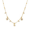 Wholesale Women's Stainless Steel Flower Pendant Snake Bone Chain Necklace With Pvd Furnace Vacuum Real Gold Plating