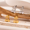 Wholesale Women's Stainless Steel Fruit Shaped Earrings With Pvd Furnace Vacuum Real Gold Plating Fresh Fashion And Simple Exquisite Design