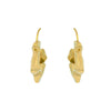 Wholesale Women's Stainless Steel Geometric Asymmetrical Electroplated Alloy Earrings