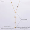 Wholesale Women's Stainless Steel Geometric Clavicle Chain Necklace Electroplated 18K Gold Fashion Ol Style