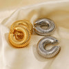 Wholesale Women's Stainless Steel Geometric Cshaped Electroplated Ear Bone Clip