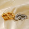 Wholesale Women's Stainless Steel Geometric Cshaped Electroplated Ear Bone Clip