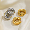 Wholesale Women's Stainless Steel Geometric Cshaped Electroplated Ear Bone Clip