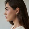 Wholesale Women's Stainless Steel Geometric Earrings With Electroplating And Highend Style