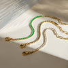 Wholesale Women's Stainless Steel Geometric Electroplated Claw Chain Personality Bracelet Jewelry