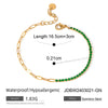 Wholesale Women's Stainless Steel Geometric Electroplated Claw Chain Personality Bracelet Jewelry
