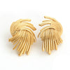 Wholesale Women's Stainless Steel Geometric Exaggerated Metal Earrings With Electroplating