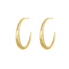 Wholesale Women's Stainless Steel Geometric Fashion Retro Earrings With Electroplating