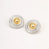 Wholesale Women's Stainless Steel Geometric Fivepointed Star Love Earrings Electroplated Light Luxury Nonfading