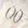 Wholesale Women's Stainless Steel Geometric Heartshaped Hoop Earrings Electroplated