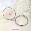 Wholesale Women's Stainless Steel Geometric Heartshaped Hoop Earrings Electroplated