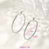 Wholesale Women's Stainless Steel Geometric Heartshaped Hoop Earrings Electroplated